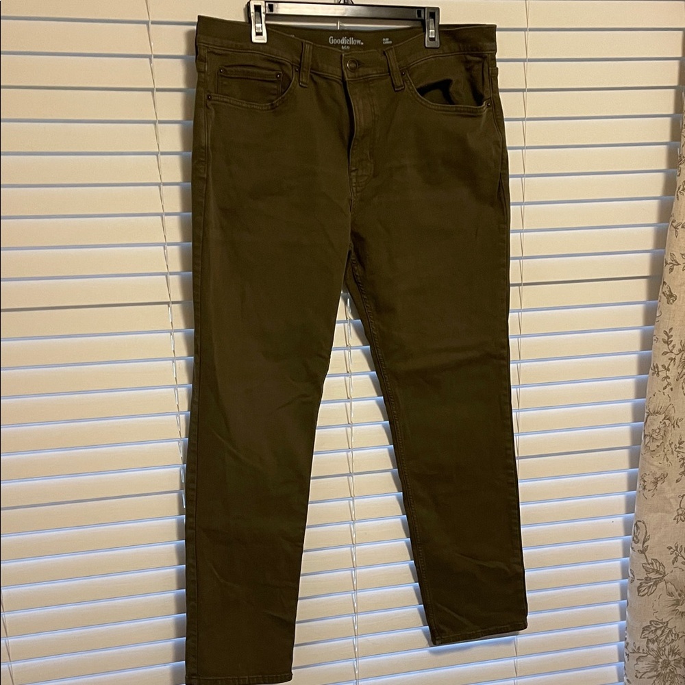 Goodfellow & Co Men's Dark Green Slim Jeans